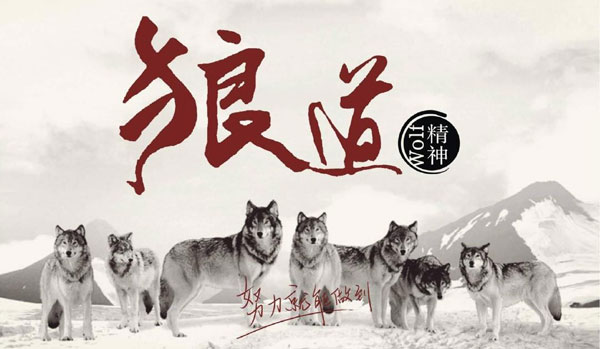 學(xué)習(xí)狼道精神，做好垃圾桶銷售工作